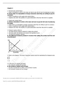 ECON 1002/ECON 2040 Sample Midterm exam CHAPTER 4 and 6 complete exam practice questions and answers 