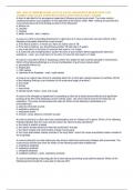 2024 -2025 ATI RESPIRATORY ACTUAL EXAM ASSESSMENT 80 QUESTION AND CORRECT DETAILED ANSWERS WITH RATIONALES RATED A GRADE&period;