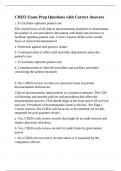 CDEO Exam Prep Questions with Correct Answers&period;