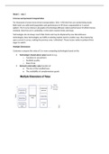 MOT1435: Summary Strategic Management of Technological Innovation including Teacher Videos and Lecture Transcripts