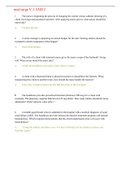 med surge V-1 AND 2 questions and answers