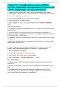 Chapter 15&colon; Schizophrenia Spectrum and Other Psychotic Disorders Latest Questions and Answers All Correct Study Guide&comma; Download to Score A&plus;
