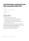 Kwaliteitsmanagement samenvatting