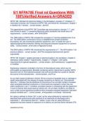 5&sol;1 NFPA70E Final nd Questions With 100&percnt;Verified Answers A&plus;GRADED