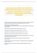 Ammo 63 U&period;S&period; ARMY EXPL SAFETY FAMILIARIZATION Defense Ammunition Center&lowbar;Ammo-63-DL&colon; U&period;S&period; Army Explosives Safety QUESTIONS AND ANSWERS