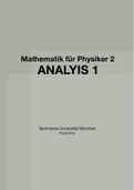 Mathematik für Physiker 2 (Analysis) - Skript/Mitschrift