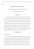 Family Case Study  Narrative Therapy.docx    CNL-521  Vargas Family Case Study: Narrative Therapy  College of Humanities and Social Sciences, Grand Canyon University  CNL-521: Counseling Couples and Families  Introduction  The narrative therapy model is u