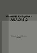 Mathematik für Physiker 3 (Analysis 2) - Skript/Mitschrift