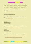 NURS660-EXAM  Questions & 100&percnt; correct Answers- Latest Test &vert; Graded A&plus; &vert; Passed