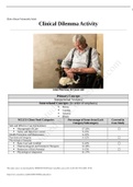 Elder Abuse/Vulnerable Adult Clinical Dilemma Activity John Peterson, 82 years old. Complete Solution.