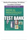 Test Bank For Medical Parasitology 7th Edition Leventhal  &lpar;All Chapters&comma; 100&percnt; Original Verified&comma; A&plus; Grade&rpar;