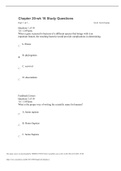 BIOL 133 WEEK 16 CHAPTER 20 – QUESTION AND ANSWERS