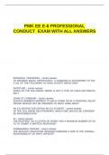 PMK EE E-6 PROFESSIONAL CONDUCT EXAM WITH ALL ANSWERS