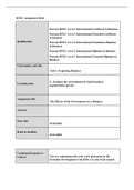Btec level 3 subsidiary business management unit 1 assignment 2