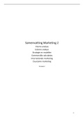 Samenvatting Marketing 2 - De verdieping op de Marketing