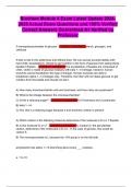 Biochem Module 4 Exam Latest Update 2024-2025 Actual Exam Questions and 100&percnt; Verified Correct Answers Guaranteed A&plus; Verified by Professor