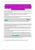 UHC Ethics and Compliance Assessment 2024  Latest Update 2024-2025 Actual Exam Questions and 100&percnt; Verified Correct Answers Guaranteed A&plus; Verified by Professor