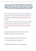 ATI RN CAPSTONE COMPREHENSIVE ASSESSMENT PROCTORED EXAM 2024 A &sol;COMPLETE EXAM WITH CORRECT DETAILED SOLUTIONS&sol;ALREADY GRADED A&plus; &lpar;WITH NGN QUESTIONS&rpar;&sol;BRAND NEW 2024-2025