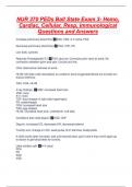 NUR 370 PEDs Ball State Exam 3- Hemo&comma; Cardiac&comma; Cellular&comma; Resp&comma; Immunological Questions and Answers