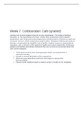 NR 500 Week 7 Discussion; Collaboration Café