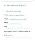 ATI&colon; Maternal&sol;Newborn &lpar;NEWBORN&rpar; Latest Review