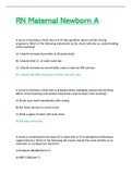 RN Maternal Newborn A &lpar;Graded A&rpar;
