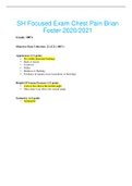SH Focused Exam Chest Pain Brian Foster 2020/2021