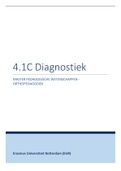 Uitgebreide en heldere samenvatting van het vak 4.1C Diagnostiek (master)