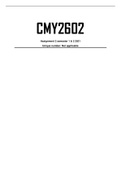 CMY2602 Assignment pack