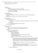 Class notes Intermediary Metabolism of Nutrients II (HUN 3226) 