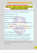 GMS 401 - TEST 2 STUDY GUIDE WITH COMPLETE SOLUTIONS