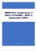 IRM4724 Assignment 4 2024 &lpar;776400&rpar; - DUE 5 September 2024