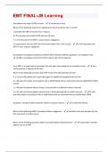 EMT FINAL-JB Learning Questions With Answers Graded A&plus; Assured Success