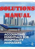 ACCOUNTING ESSENTIALS FOR HOSPITALITY MANAGERS 4TH EDITION CHRIS GUILDING&comma; KATE MINGJIE JI TEST BANK 