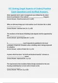 ICC Zoning &lpar;Legal Aspects of Codes&rpar; Practice  Exam Questions and Verified Answers&period;