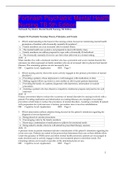 Fort Nash Psychiatric Mental Health Nursing TB 5th Edition- 2021 LATEST A+GRADED