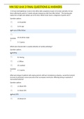 MN 502 Unit 2 FINAL QUESTIONS & ANSWERS