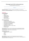 Samenvatting Informatiemanagement&comma; ISBN&colon; 9789001575663  Managementinformatiesystemen