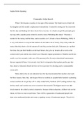 Sophia Public Speaking  Community Action Speech