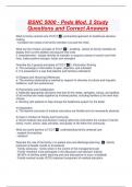 BSNC 5000 - Peds Mod&period; 2 Study Questions and Correct Answers