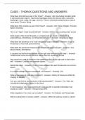 CAISS &ndash; THORAX QUESTIONS AND ANSWERS