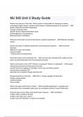 NU 545 Unit 2 Study Guide Questions and Answers latest 2024&lpar; A&plus; GRADED 100&percnt; VERIFIED&rpar;&period;