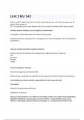 Unit 3 NU 545 Exam Questions and Answers latest 2024 100&percnt; Verified&period;