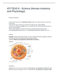 ATI TEAS - Science (Human Anatomy and Physiology)|Latest Update (GRADED A)