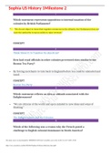 Sophia US History 1Milestone 2&comma;100&percnt; CORRECT