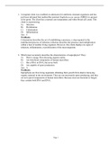 Exam (elaborations) Test Bank Chapter 14- Mechanisms of Infectious Disease NURS 3365 Chamberlain College of Nursing (Test Bank Chapter 14- Mechanisms of Infectious Disease NURS 3365 Chamberlain College of Nursing)