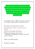 FDNY Z51 WRITTEN EXAM 2024- 2025 LATEST UPDATED COMPLETE  350 QUESTIONS WITH DETAILED VERIFIED AND 100&percnt; CORRECT  ANSWERS BRAND NEW EXAM  GRADED A&plus;