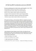 ATI Med Surg HESI Exam Questions and Answers 2024&sol;2025