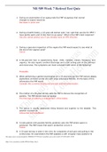 NR 509 Week 1-8 Midweek Comprehension Quiz Collection &lpar;Latest&rpar;