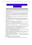 Exam (elaborations) NURSING 1 - V1 2019 HESI PN EXIT EXAM TEST BANK(A+ GRADED EXPLANATIONS)